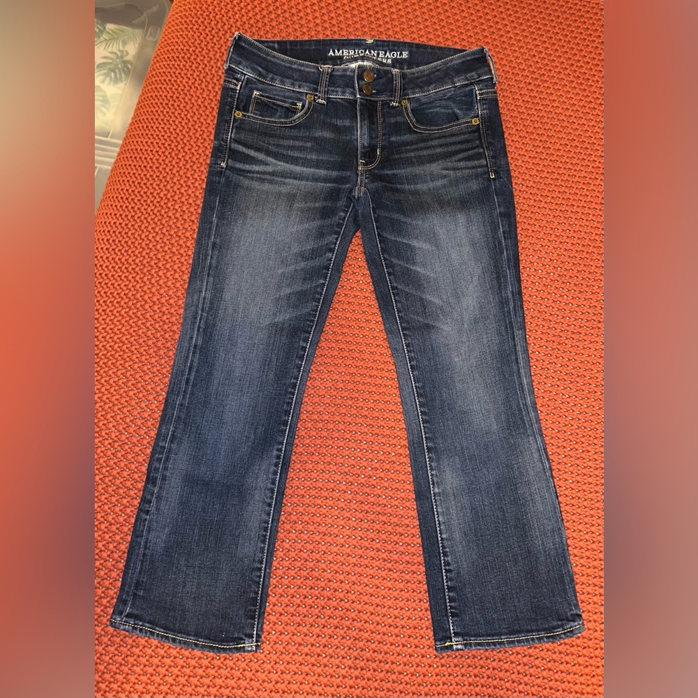 American Eagle denim capris